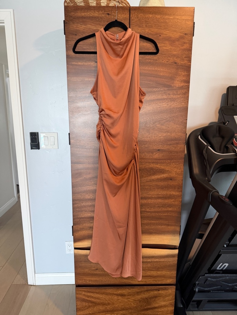 A.L.C. Bronze Maxi Dress - Size 10